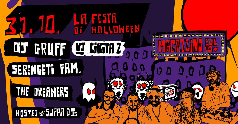 Hallowen ai Mrazzi con dj Gruff e tanti altri mostri