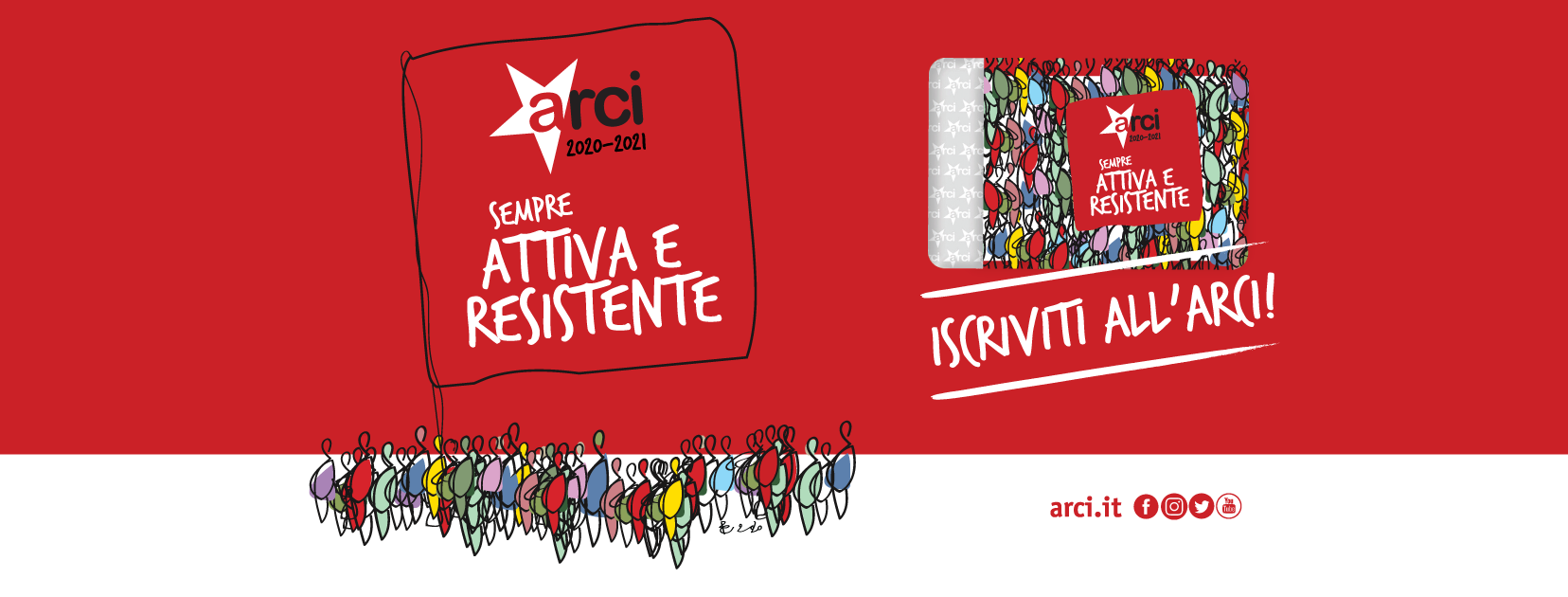 Sempre Attiva e Resistente: al via la nuova campagna di tesseramento dell’Arci