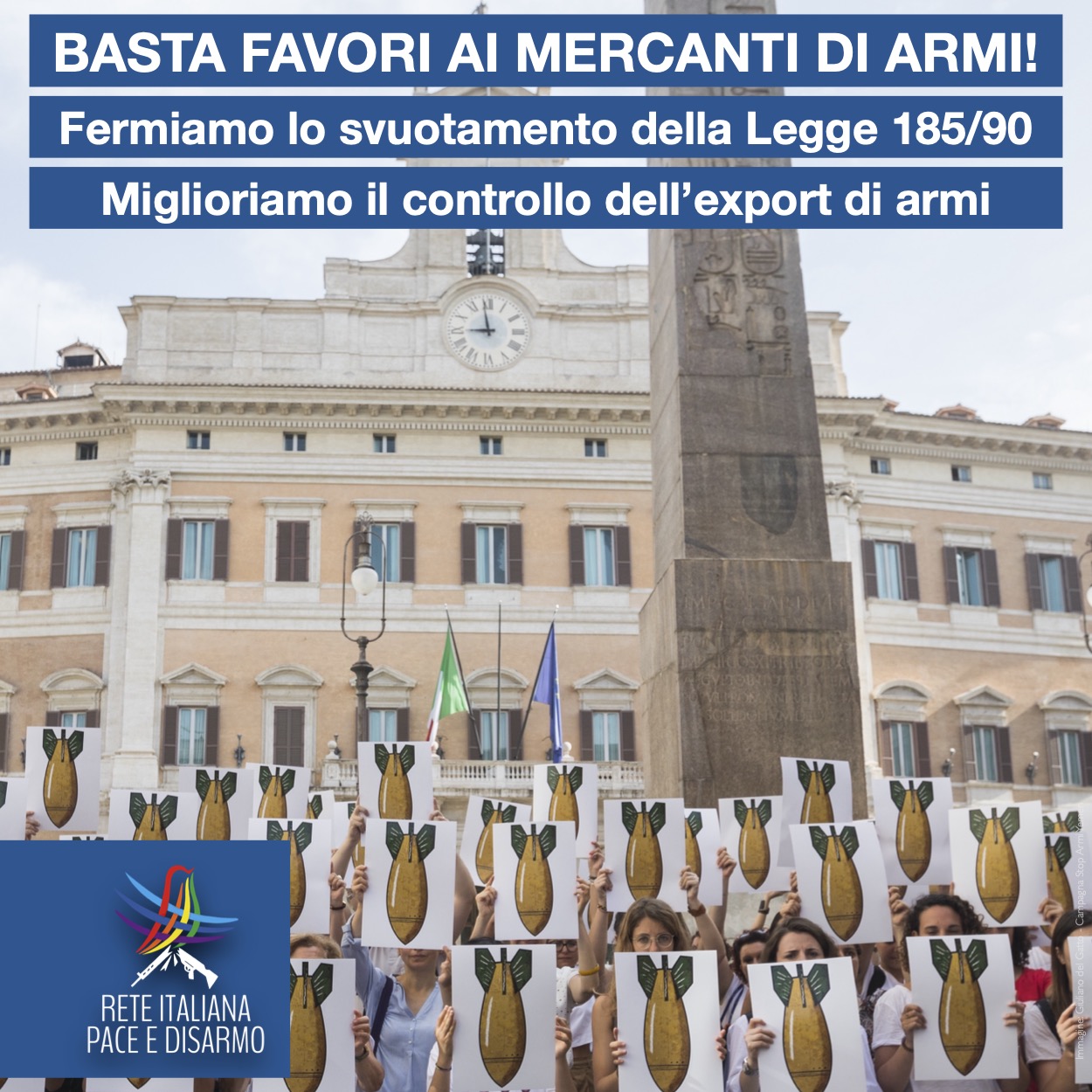 Basta favori ai mercanti di armi. Difendiamo la trasparenza sull’export di armi italiane