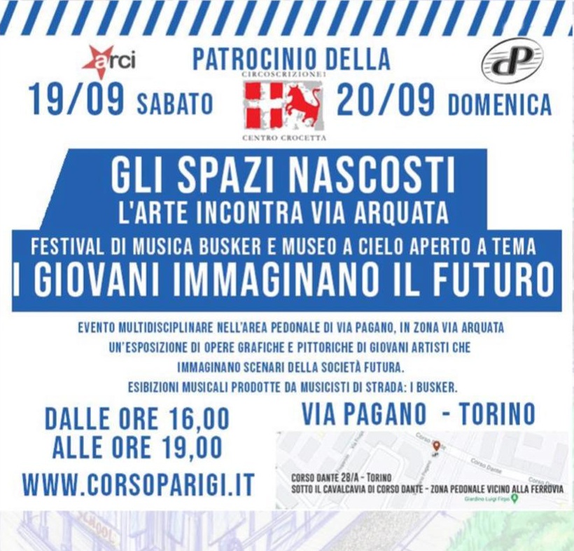 Gli Spazi Nascosti - L'arte incontra via Arquata (a cura del Circolo Corso Parigi APS)