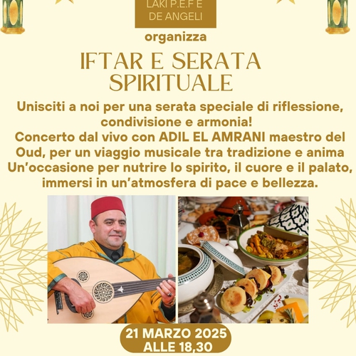 IFTAR E SERATA SPIRITUALE