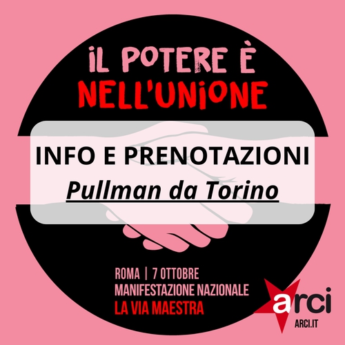 ROMA 7 Ottobre - manifestazione nazionale - Info pullman