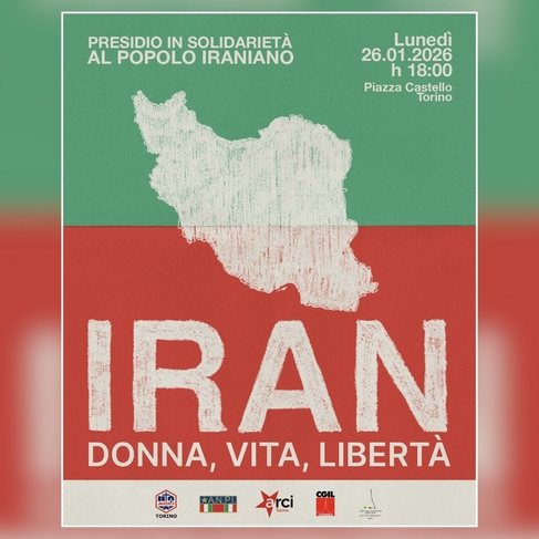Donna, vita, libertà. Presidio per il popolo iraniano.
