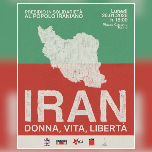Donna, vita, libertà. Presidio per il popolo iraniano.