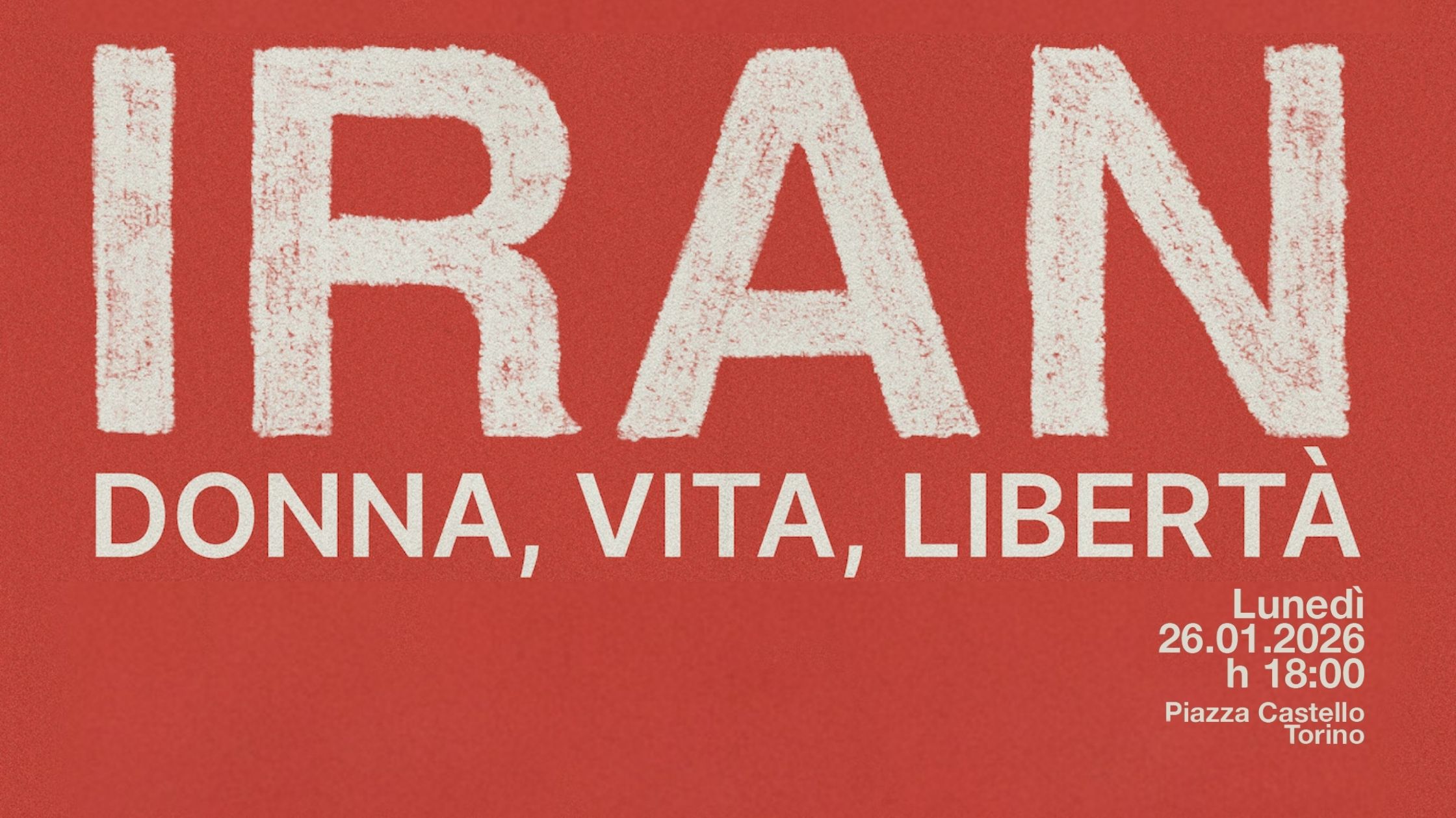 Donna, vita, libertà. Presidio per il popolo iraniano.