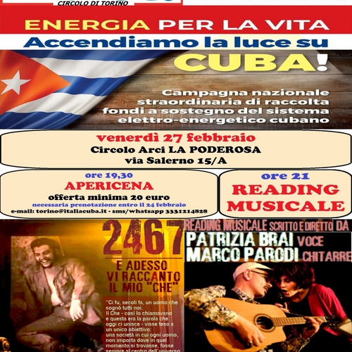 Evento di raccolta fondi per Cuba