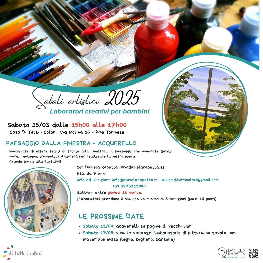 Acquerello - Laboratorio artistico per bambini
