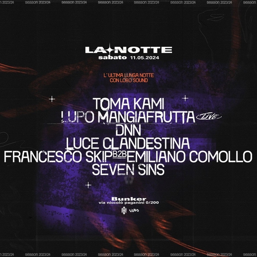 L'ULTIMA LUNGA NOTTE con Lobo Sound 