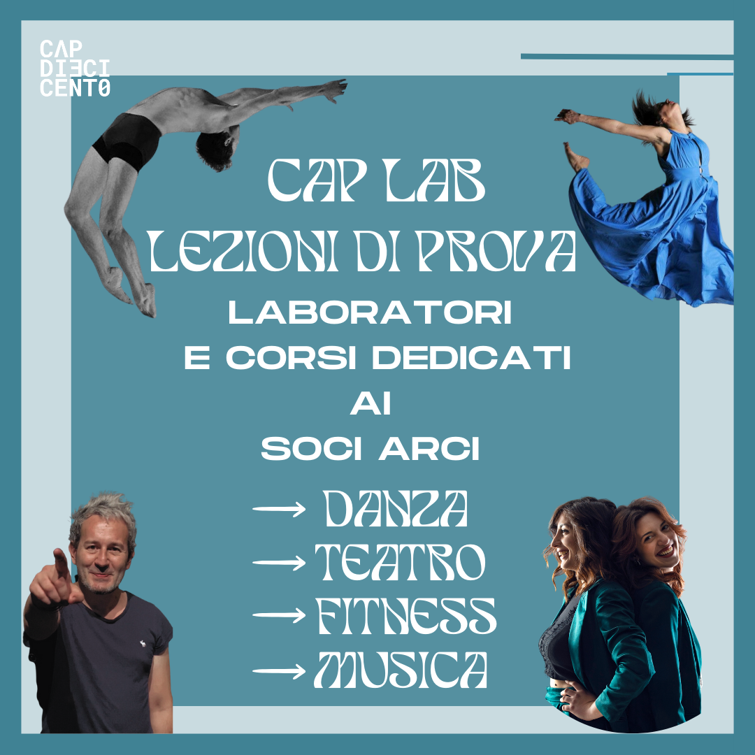 CAP LAB - laboratori e corsi. Prove gratuite per soc3 Arci