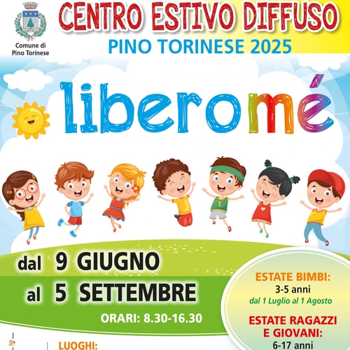 LiberoMe – estate ragazzi del Comune di Pino Torinese