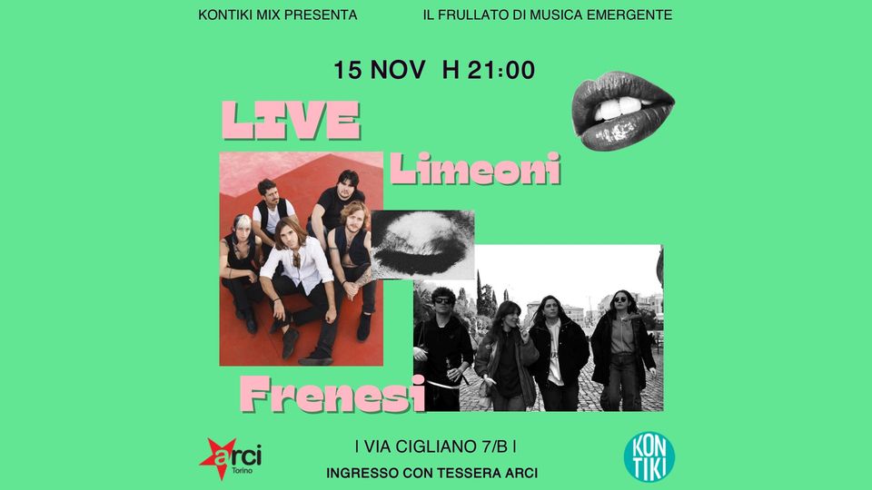 Live al Konitki: I Limeoni e Frenesi