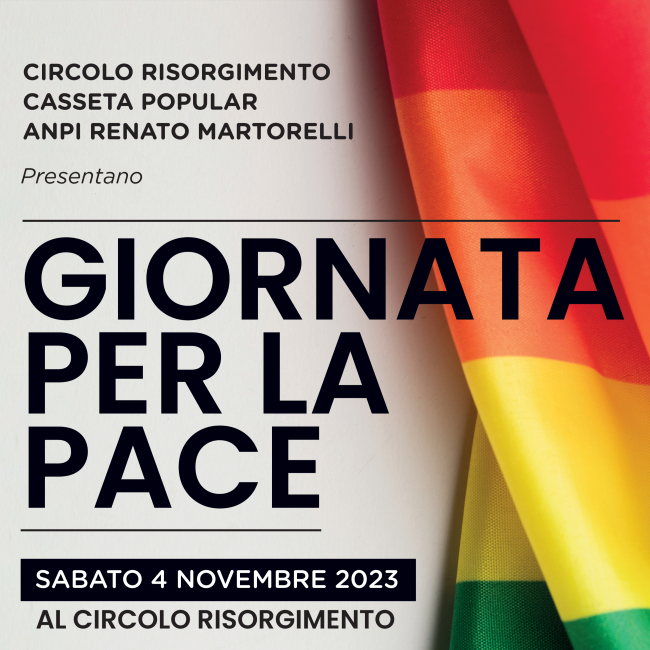 GIORNATA PER LA PACE al Circolo Risorgimento