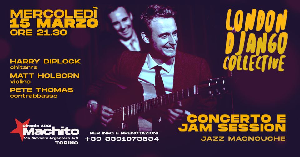 Concerto e Jam Session Manouche w/ London Django Collective