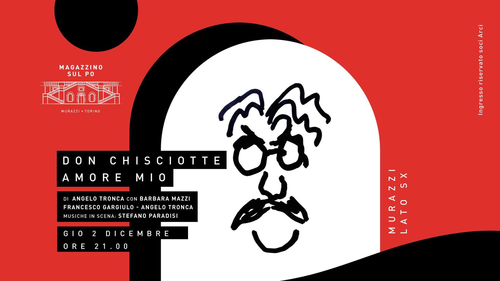 Don Chisciotte amore mio - Spettacolo teatrale @ Magazzino sul Po
