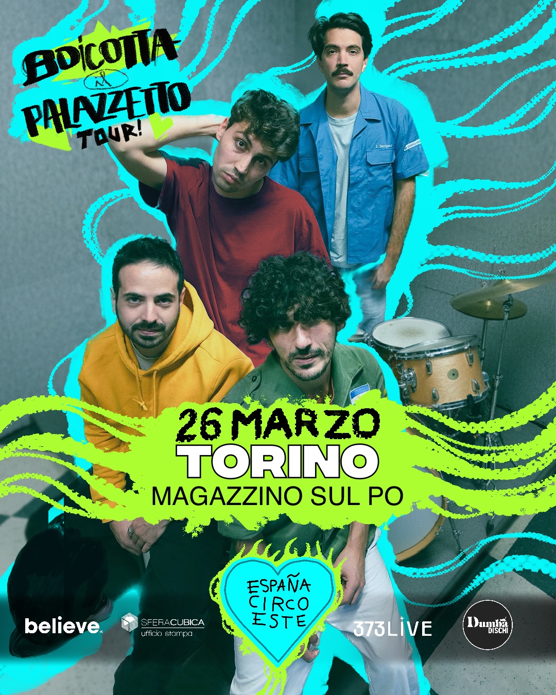 España Circo Este – “Boicotta il palazzetto” tour