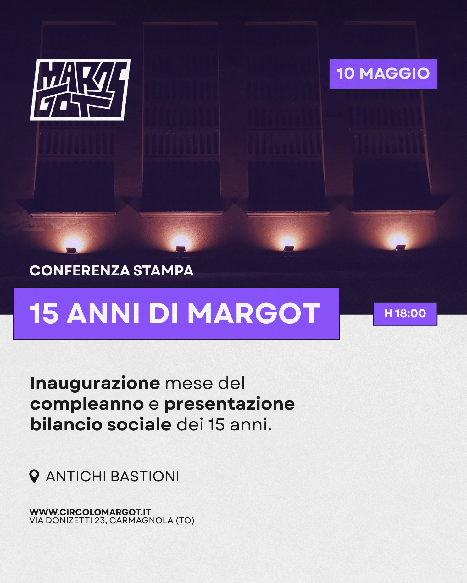 15 anni di Margot
