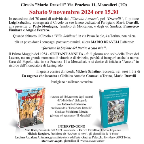 Presentazione libro di Michele Sabatino
