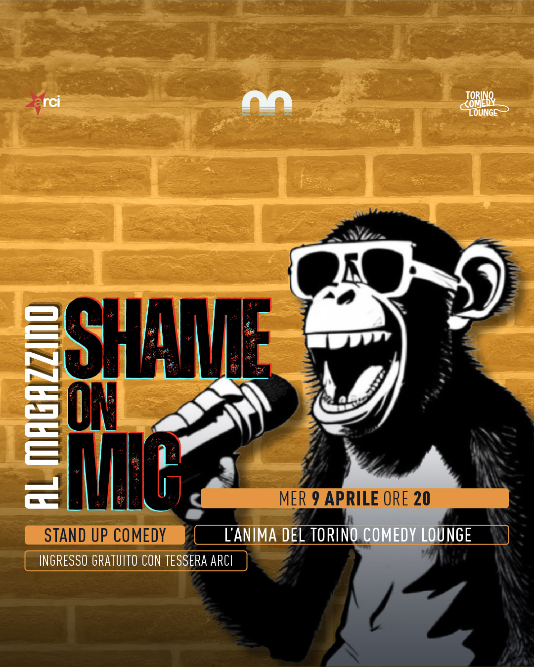 Shame on mic di Torino Comedy Lounge