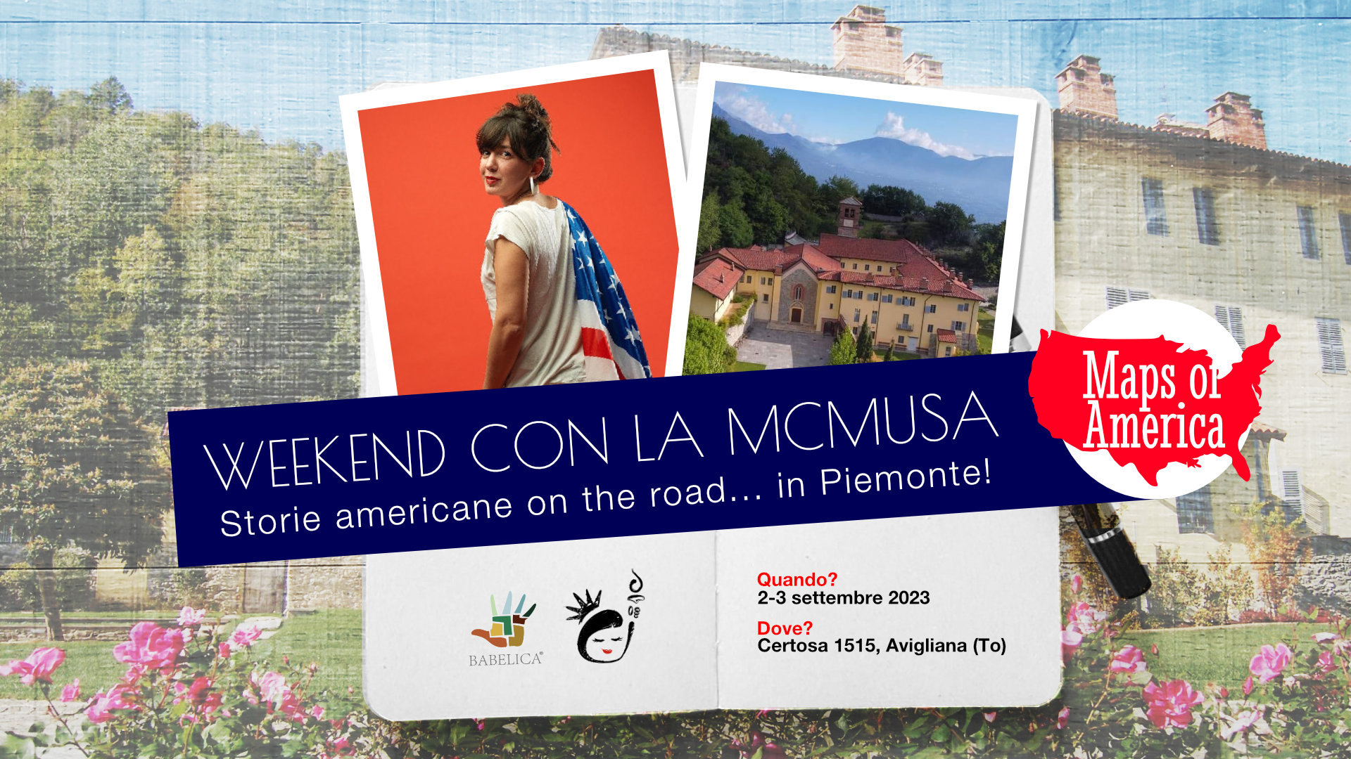  Weekend con la McMusa Storie americane on the road... in Piemonte!