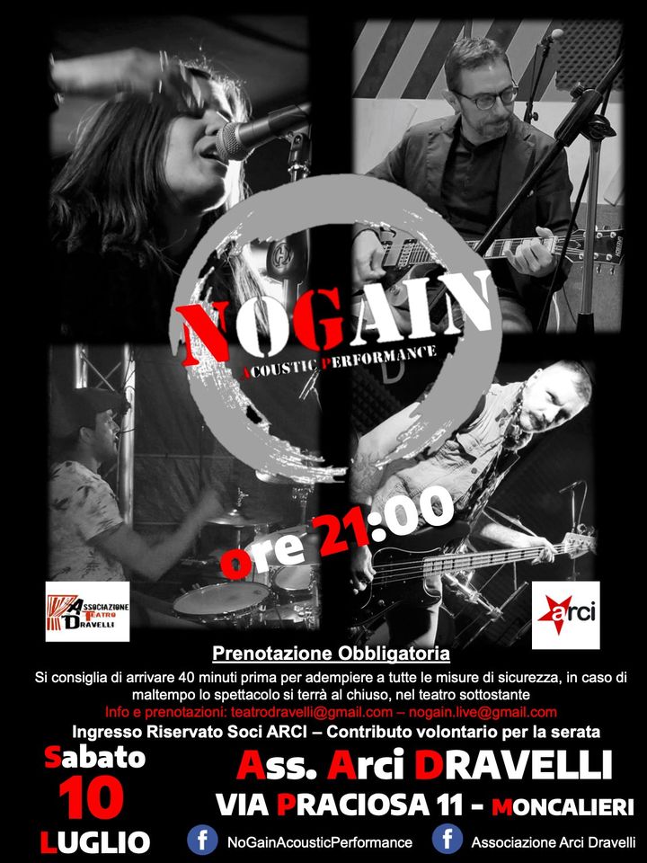 No Gain - Concerto acustico in cortile
