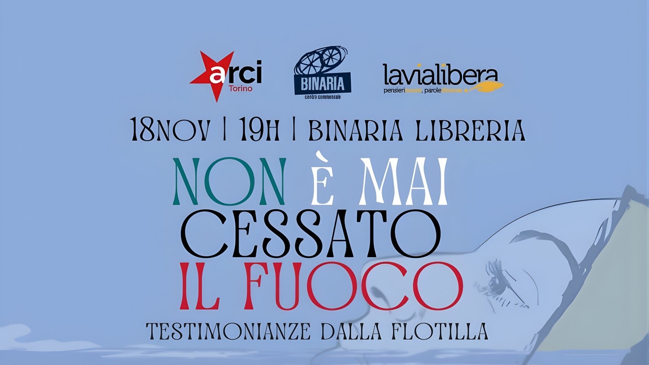 Non è mai cessato il fuoco. Dalla Global Sumud Flottilla a Torino