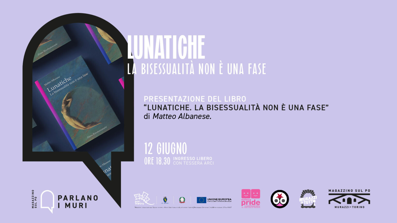 Presentazione di “Lunatiche: la bisessualità non è un fase”