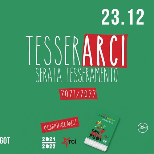 TESSERArci - Serata tesseramento