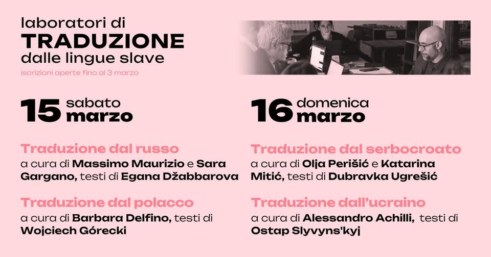 LABORATORI DI TRADUZIONE – SLAVIKA 2025