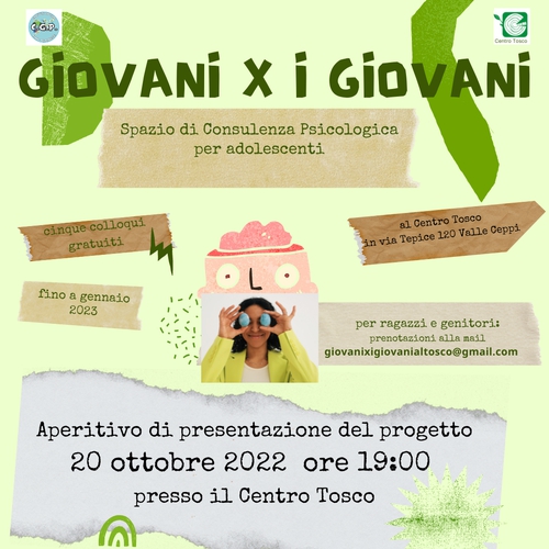 “Giovani per i giovani”. Aperitivo di presentazione
