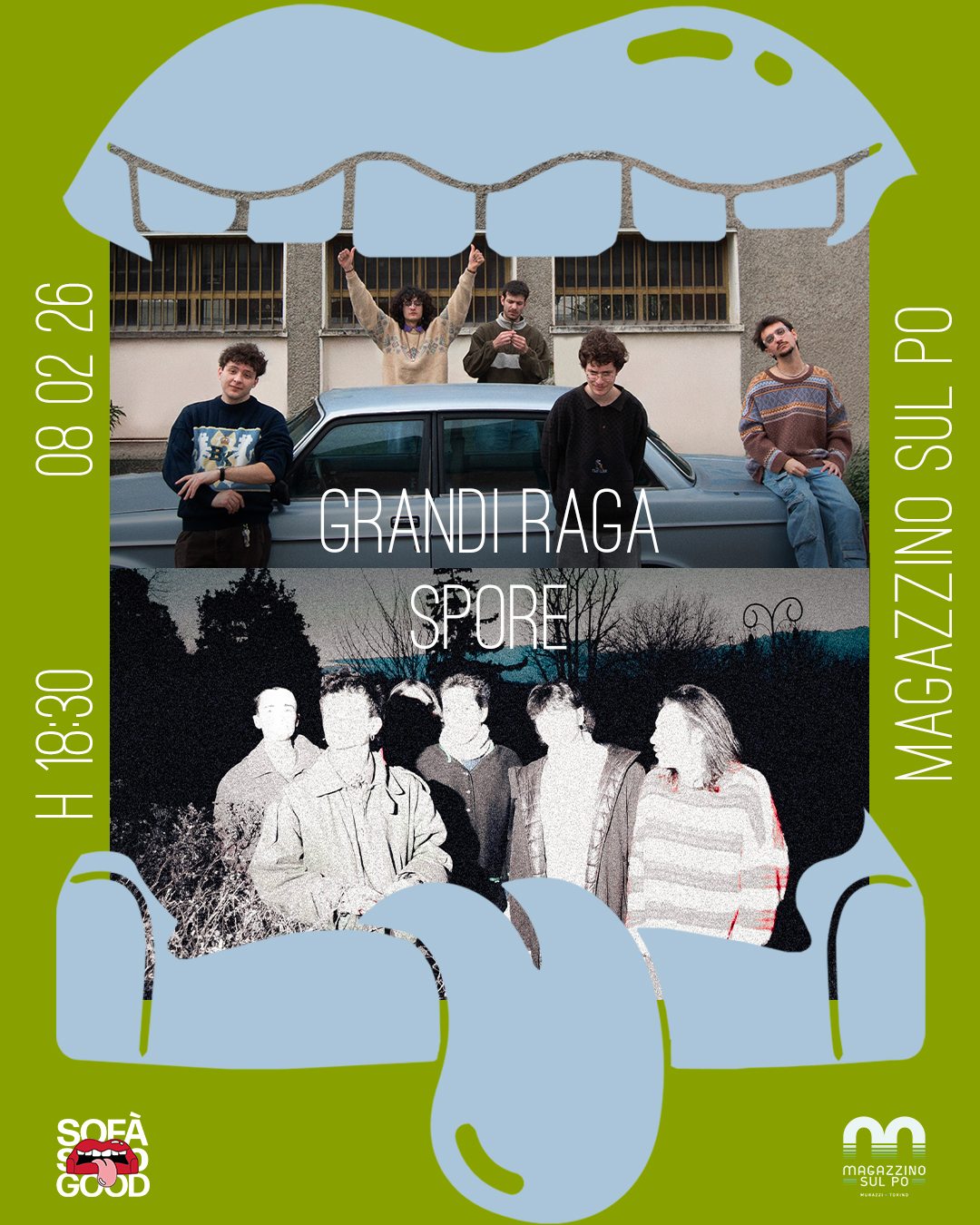 SOFÀ SO GOOD W/ GRANDI RAGA + SPORE