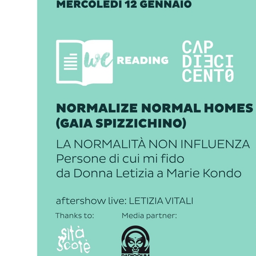 We Reading | Normalize Normal Homes - La normalità non influenza