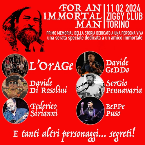 For an immortal man 
