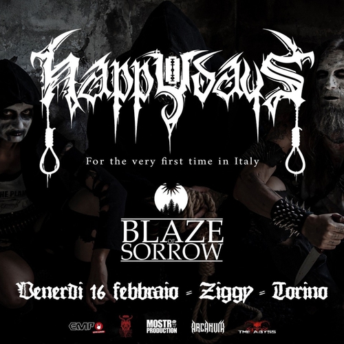 Happy Days + Blaze Of Sorrow @ Ziggy Club