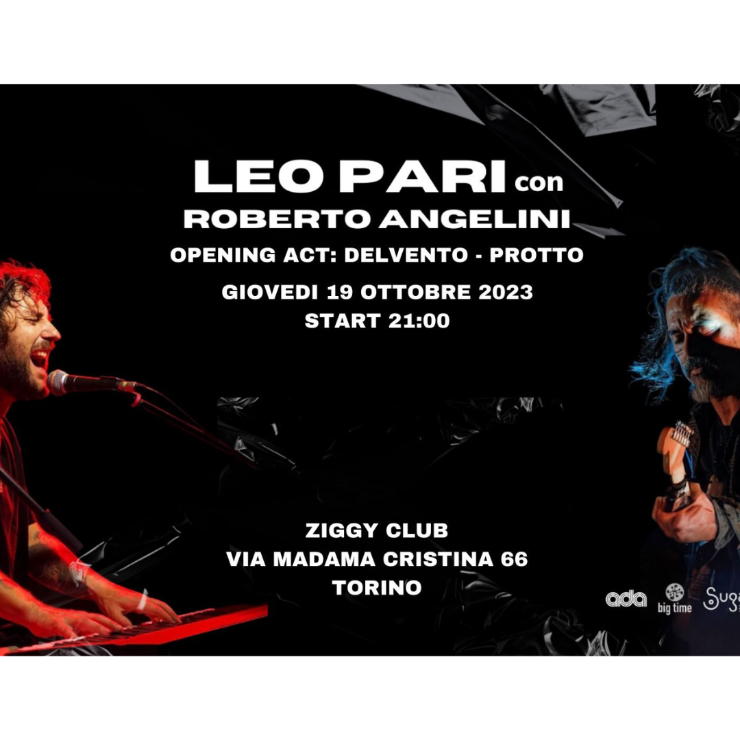 Leo Pari con Roberto Angelini