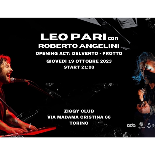 Leo Pari con Roberto Angelini