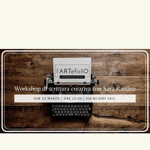 Workshop di scrittura creativa con Sara Rattaro