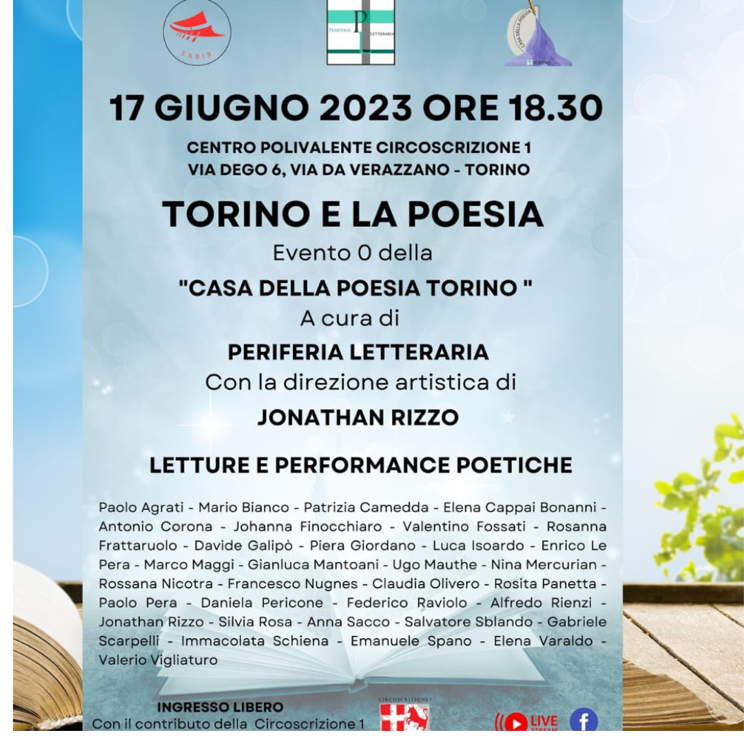 TORINO E LA POESIA (Evento 0 della Casa della Poesia Torino)