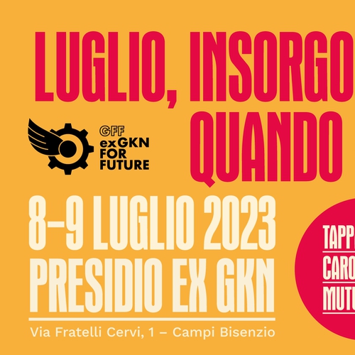 Luglio, insorgo quando voglio. 8 e 9 luglio, due anni di lotta