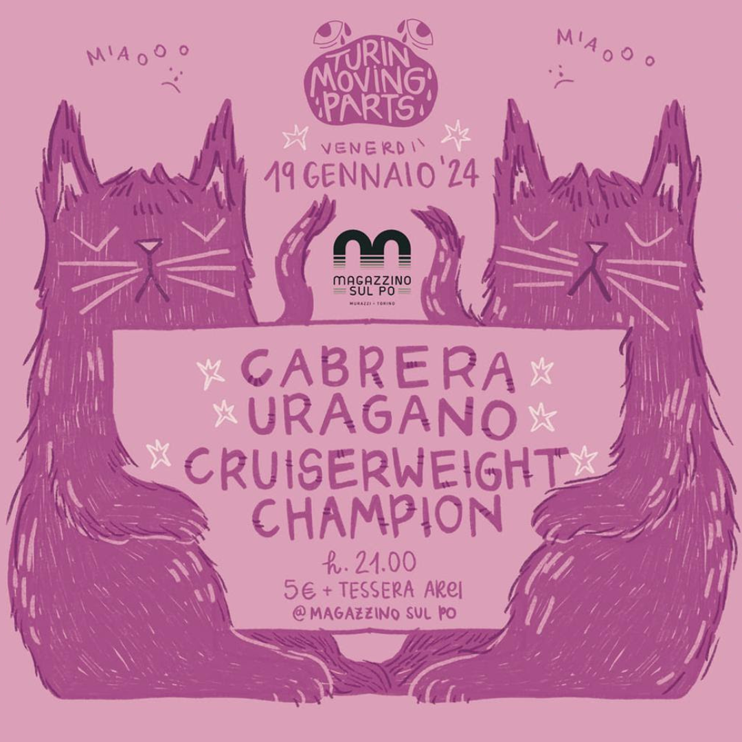 Turin Moving Parts vol.6: Cabrera + Uragano + Cruiserweight Champion