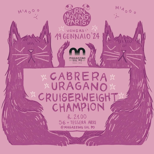 Turin Moving Parts vol.6: Cabrera + Uragano + Cruiserweight Champion