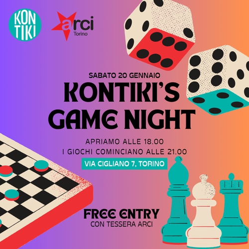 KONTIKI GAME NIGHT