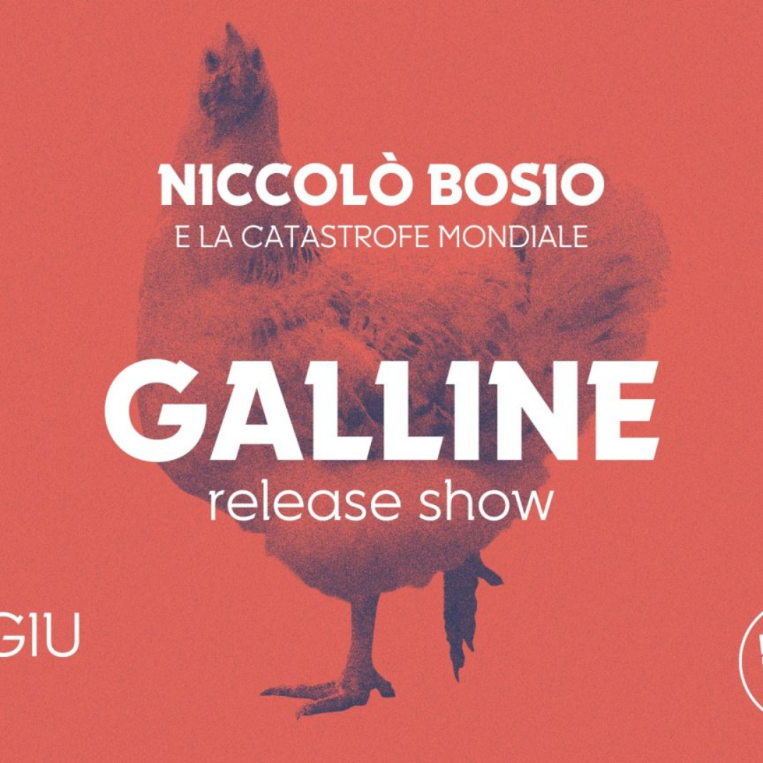 Niccolò BOSIO & La Catastrofe Mondiale | GALLINE release show