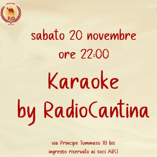 Karaoke by RadioCantina