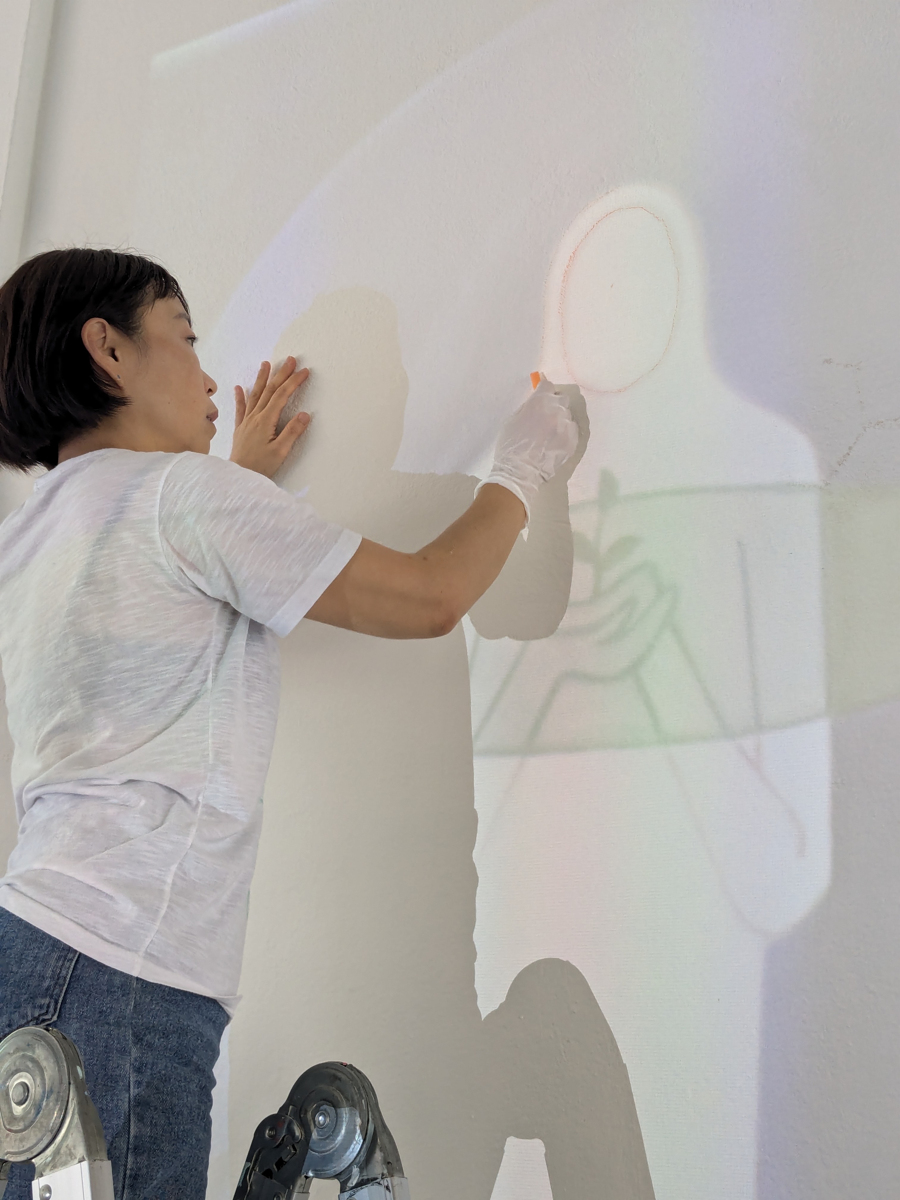 Inaugurazione dei Murales dell'artista Sudcoreana HYOJUNG JUNG a Mirafiori Sud