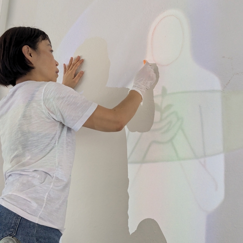 Inaugurazione dei Murales dell'artista Sudcoreana HYOJUNG JUNG a Mirafiori Sud
