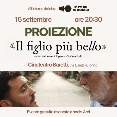"Il figlio più bello": proiezione e incontro con Stefano Rulli