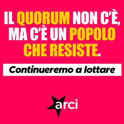IL QUORUM NON C'È, MA C'È UN POPOLO CHE RESISTE