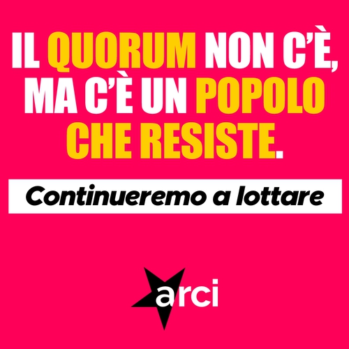 IL QUORUM NON C'È, MA C'È UN POPOLO CHE RESISTE