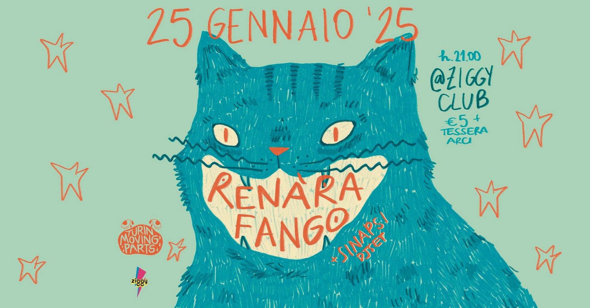 Turin Moving Parts: Renàra + Fango