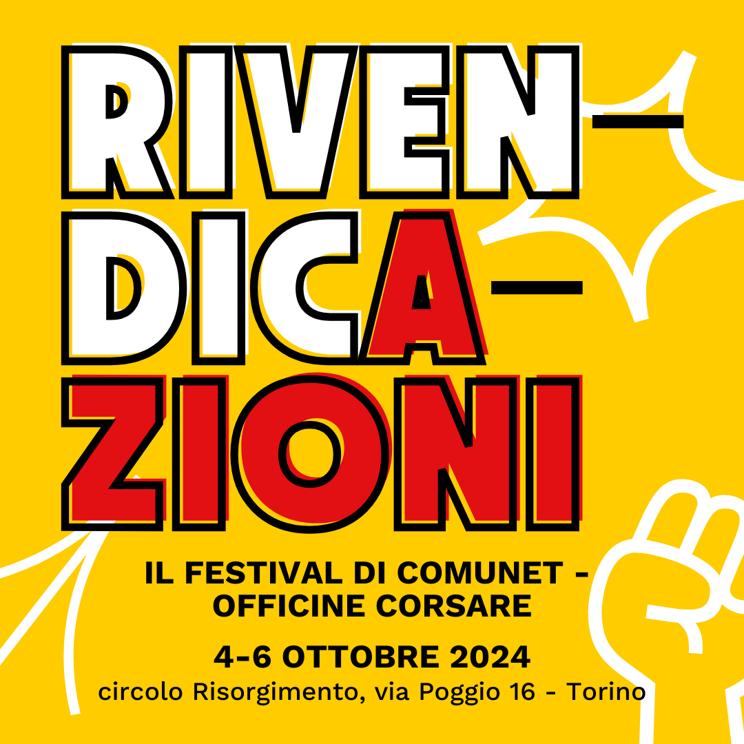 RIVENDICAZIONI – IL FESTIVAL AUTUNNALE DI COMUNET